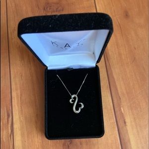 Open hearts necklace